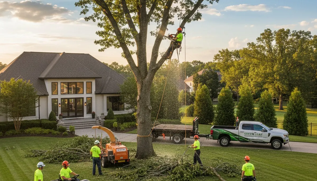 Professional lawn service and tree removal in Harrisburg, PA by Chop Chop Tree experts